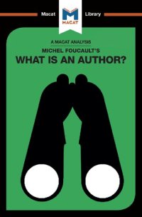 cover of the book An Analysis of Michel Foucault's What is an Author?