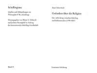 cover of the book Gedanken über die Religion: Der »stille Krieg« zwischen Schelling und Schleiermacher