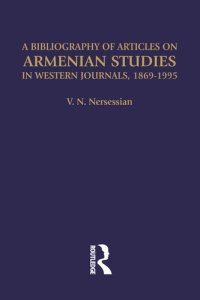 cover of the book A Bibliography of Articles on Armenian Studies in Western Journals, 1869-1995