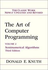 cover of the book Art of Computer Programming, Volume 2: Seminumerical Algorithms