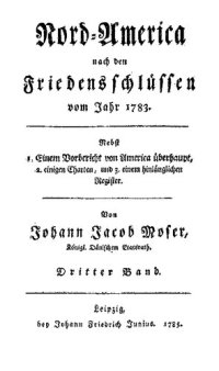 cover of the book Nord-America nach den Friedensschlüssen vom Jahr 1783