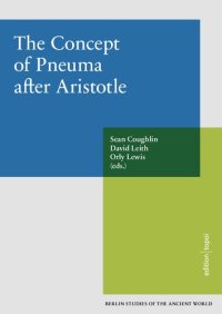 cover of the book The Concept of Pneuma after Aristotle