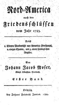 cover of the book Nord-America nach den Friedensschlüssen vom Jahr 1783