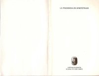 cover of the book La prudencia en Aristóteles