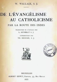 cover of the book De l’Evangelisme au Catholicisme