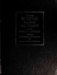 cover of the book The New Webster Encyclopedic Dictionary of The English Language