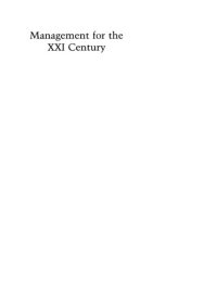 cover of the book Management for the XXI Century Education and Development