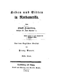 cover of the book Leben und Sitten in Nordamerika