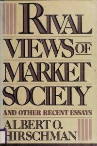 cover of the book Rival Views of Market Society and Other Recent Essays