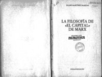 cover of the book La filosofía de El Capital de Marx