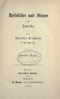 cover of the book Reisebilder und Skizzen aus Amerika