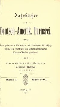 cover of the book Jahrbuch der Deutsch-Amerik. Turnerei