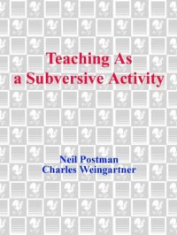 cover of the book Teaching As a Subversive Activity