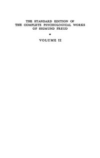 cover of the book The standard edition of the complete psychological works of Sigmund Freud. Vol. II (1893-1895), Studies on hysteria