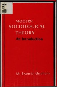 cover of the book Modern Sociological Theory: An Introduction