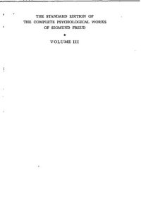 cover of the book The standard edition of the complete psychological works of Sigmund Freud. Vol. 3, 1893-1899,: early psycho-analytic publications