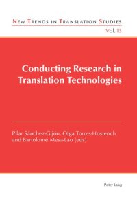 cover of the book Conducting Research in Translation Technologies: 13