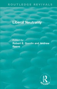 cover of the book Liberal Neutrality