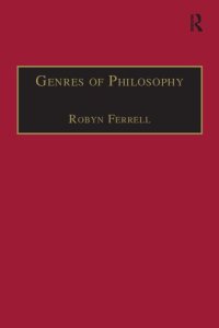 cover of the book Genres of Philosophy