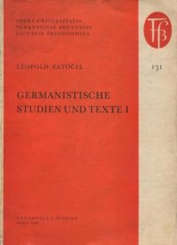 cover of the book Germanistische Studien und Texte I: Beiträge zur deutschen und niederländischen Philologie des Spätmittelalters