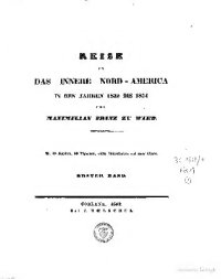 cover of the book Reise in das Innere Nord-America in den Jahren 1832 bis 1834