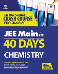 cover of the book 40 Days Crash Course for JEE Main Chemistry