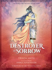 cover of the book Destroyer of Sorrow: An Illustrated Series Based on the Ramayana