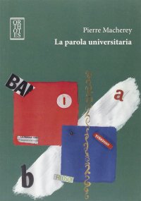 cover of the book La parola universitaria