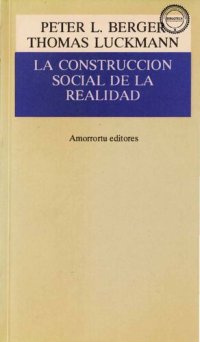 cover of the book La construcción social de la realidad