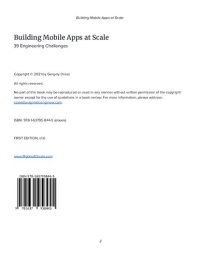 cover of the book Building Mobile Apps at Scale