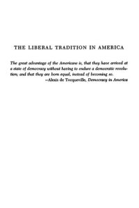 cover of the book The Liberal Tradition in America