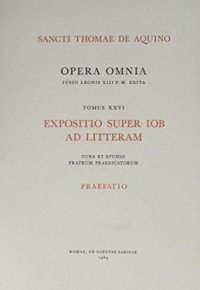 cover of the book Expositio super Iob ad litteram. Praefatio