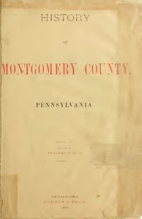 cover of the book History of Montgomery County, Pennsylvania