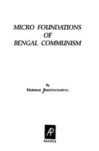 cover of the book Micro foundations of Bengal communism