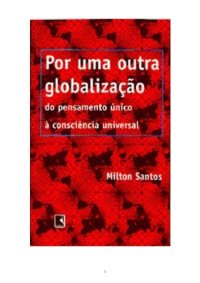 cover of the book Por uma outra globalização: do pensamento único à consciência universal