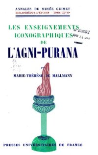 cover of the book Les enseignements iconographiques de l'Agni-Purana