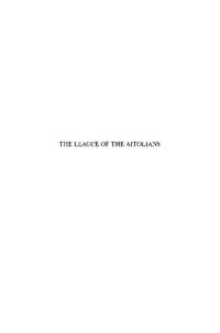 cover of the book The League of the Aitolians