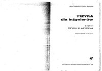 cover of the book Fizyka dla inżynierów. Część I – Fizyka klasyczna