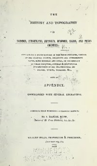 cover of the book The History and Topography of Dauphin, Cumberland, Franklin, Bedford, Adams, and Perry Counties