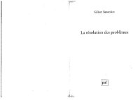 cover of the book La Résolution des Problèmes