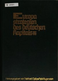 cover of the book Europastrategien des deutschen Kapitals: 1900-1945