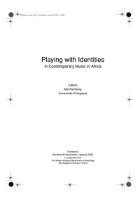 cover of the book Playing with Identities in Contemporary Music in Africa