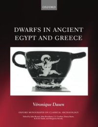 cover of the book Dwarfs in Ancient Egypt and Greece