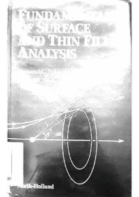 cover of the book Fundamentals of Surface and Thin Film Analysis