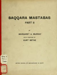 cover of the book Saqqara Mastabas