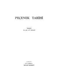 cover of the book Peçenek Tarihi