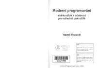 cover of the book Moderní programování – sbírka úloh k učebnici pro středně pokročilé