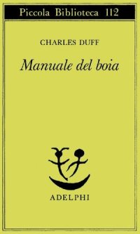 cover of the book Manuale del boia