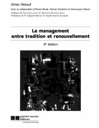 cover of the book Le management entre tradition et renouvellement