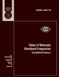 cover of the book Tables of Molecular Vibrational Frequencies - Consolidated Volume I